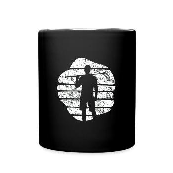 Floorball Floorball FLOORBALL Legend Floorballer - Full Colour Mug - black - Front