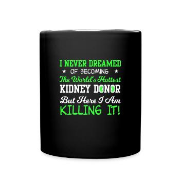 World's Best Kidney Donor - Full Colour Mug - black - Front