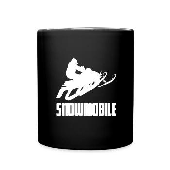 Snowmobile snowmobile snowmobile - Full Colour Mug - black - Front