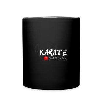 karate shotokan tiger kanji - Full Colour Mug - black - Front