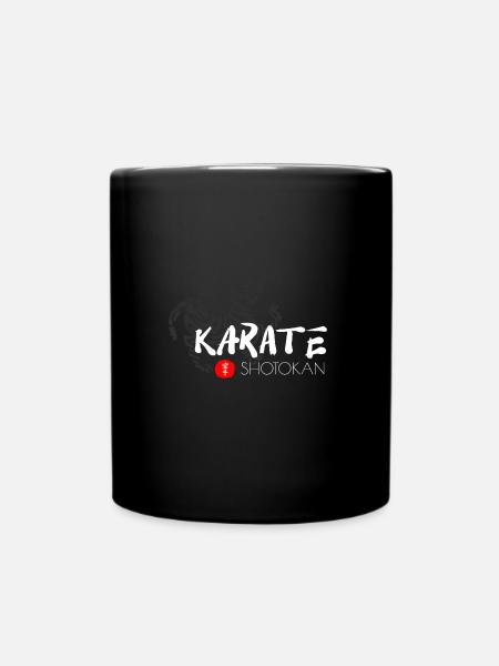 karaté shotokan kanji tigre - Mug uni - noir