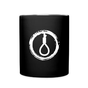Gallows Noose Medieval Prison Death Penalty - Full Colour Mug - black - Front