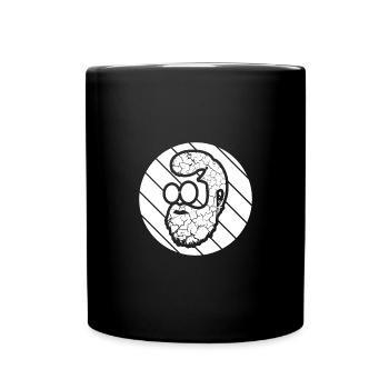 Barbe - Mug uni - noir - Devant