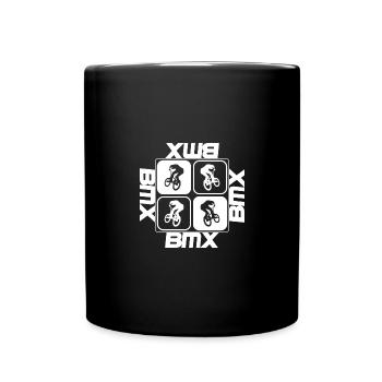 BMX Stunt Rider - Full Colour Mug - black - Front