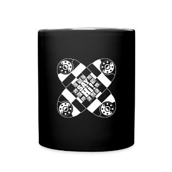 Say Hi Kamera - Tasse einfarbig - Schwarz - Vorne