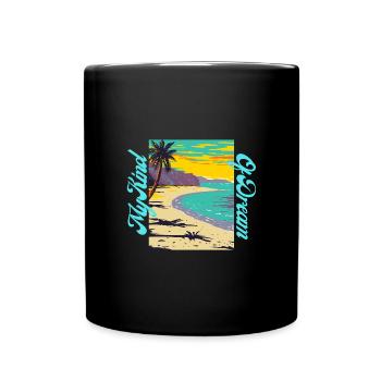My Kind of Dream - Beach - Full Colour Mug - black - Front
