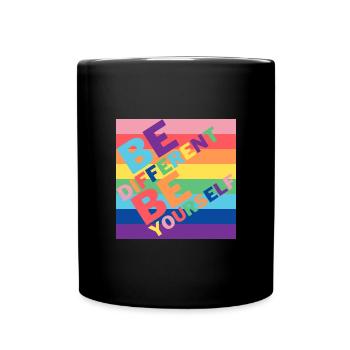Be different - Full Colour Mug - black - Front