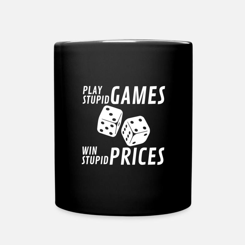 Jouez à des jeux stupides - Mug uni - noir