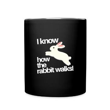 Le Lapin - Mug uni - noir - Devant