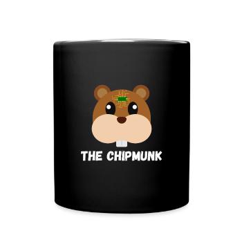 The Chipmunk - Full Colour Mug - black - Front