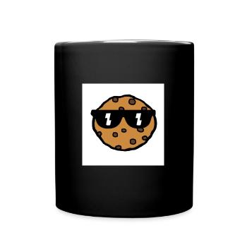 Cookie - Tasse einfarbig - Schwarz - Vorne
