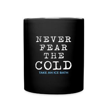Eisbader Winterbad Abhärtung Eisbad Eisloch - Tasse einfarbig - Schwarz - Vorne