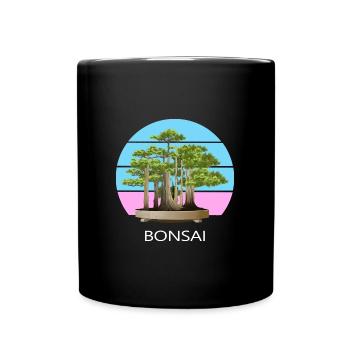 Bonsai Bonsai Tree Bonsai Forest - Full Colour Mug - black - Front