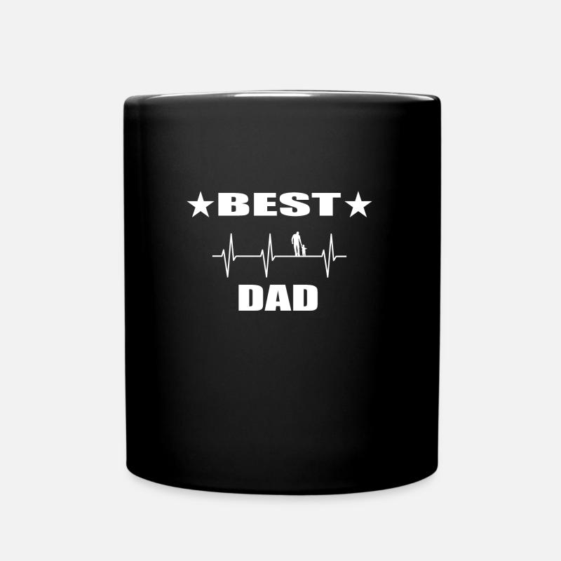 Papa - Tasse einfarbig - Schwarz