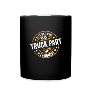 Une seule pièce de camion de plus promise - Mug uni - noir - Devant