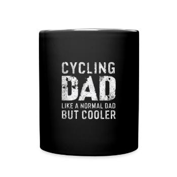 Vélo Dire Papa Vélo De Montagne Vélo - Mug uni - noir - Devant