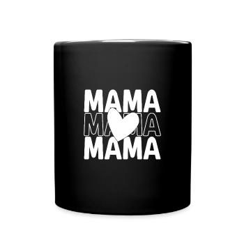 MOM - Full Colour Mug - black - Front