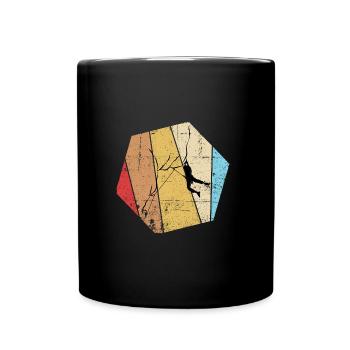 Rochers d’escalade vintage - Mug uni - noir - Devant