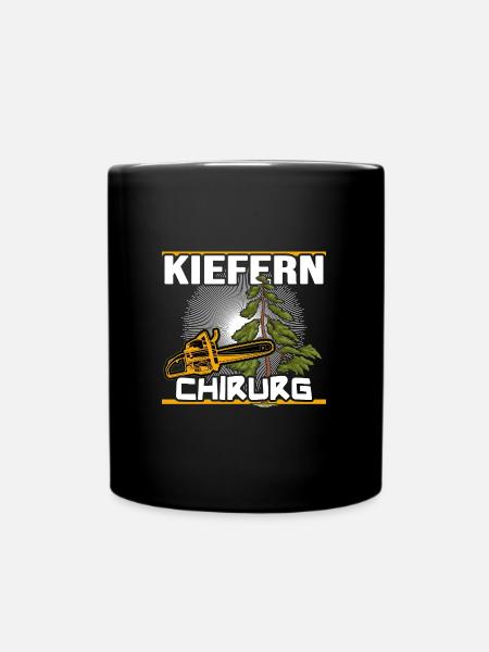 Wald Waldbesitzer Waldarbeiter Kiefern-Chirurg - Tasse einfarbig - Schwarz