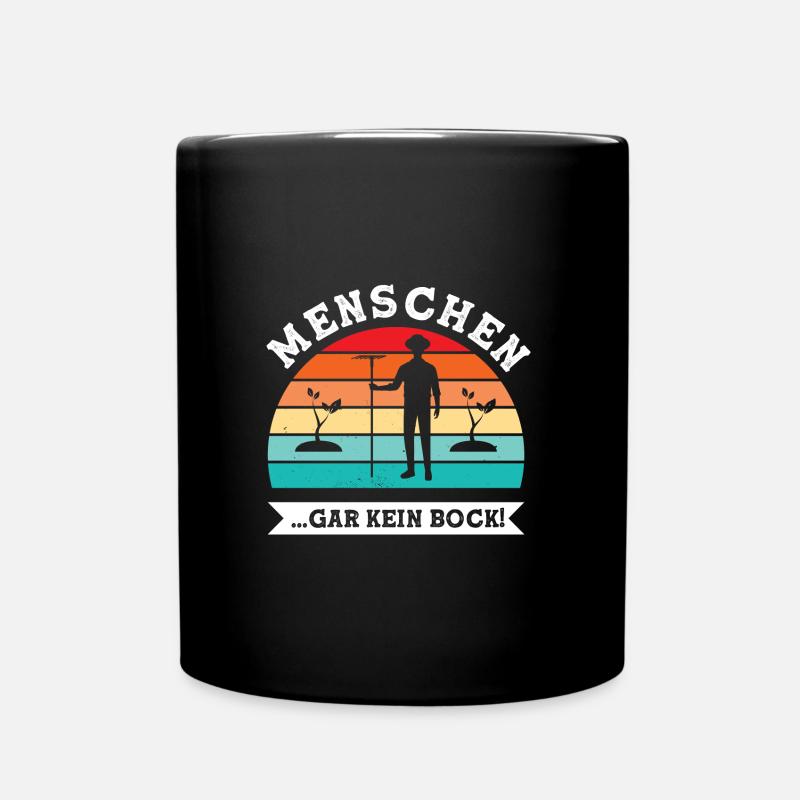 Gartenarbeit Garten Gartenbau Geschenk - Tasse einfarbig - Schwarz