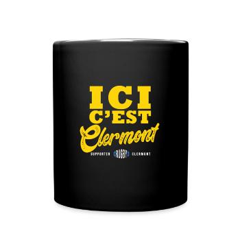 Rugby Supporter Clermontois Rugby club Clermont - Mug uni - noir - Devant