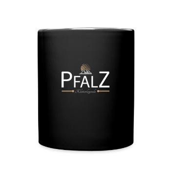 Pfalz Klettern - Tasse einfarbig - Schwarz - Vorne