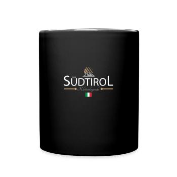 Südtirol Klettern - Tasse einfarbig - Schwarz - Vorne