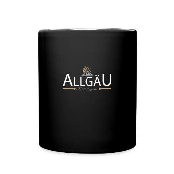 Allgäu Klettern - Tasse einfarbig - Schwarz - Vorne