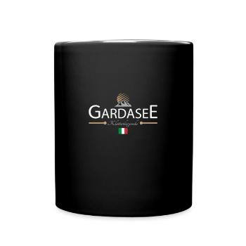 Gardasee Klettern - Tasse einfarbig - Schwarz - Vorne