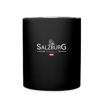 Salzburg Klettern - Tasse einfarbig - Schwarz - Vorne