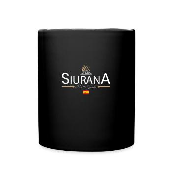 Siurana Klettern - Tasse einfarbig - Schwarz - Vorne