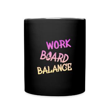 Snowboarding Snowboarder Snowboard Grab Freestsyle - Tasse einfarbig - Schwarz - Vorne