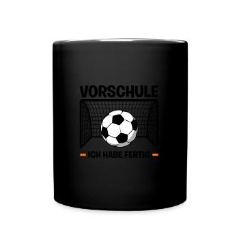 Kindergarten Vorschule Vorschulpädagoge Geschenk - Tasse einfarbig - Schwarz - Vorne