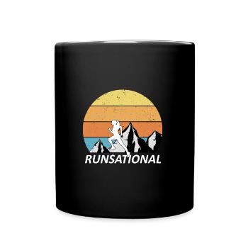 Trail Running - Mug uni - noir - Devant