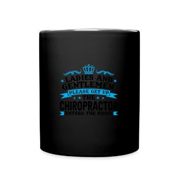 Physiotherapeut Chiropraktiker Chiropraktikerin Ge - Tasse einfarbig - Schwarz - Vorne