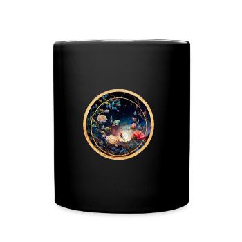 Rose - Full Colour Mug - black - Front