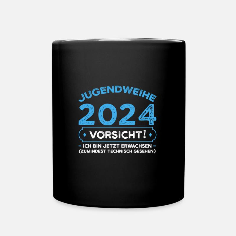 Jugendweihe 2024 Jugend Jugendweihe Feier 2024 Ges - Tasse einfarbig - Schwarz