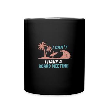 Surf vintage - Idées cadeaux amusants de surf - Mug uni - noir - Devant