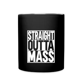 Massachusetts - Full Colour Mug - black - Front