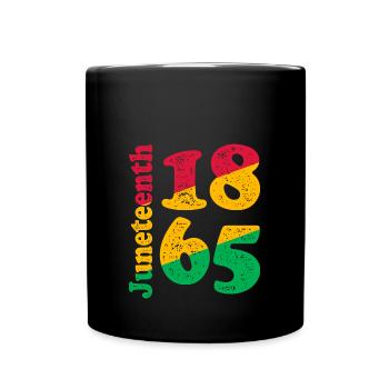 Juneteenth - Mug uni - noir - Devant