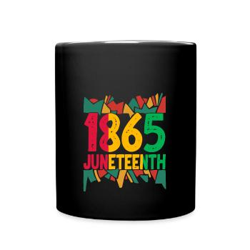 Juneteenth - Mug uni - noir - Devant