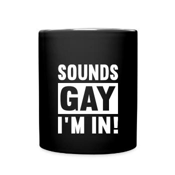 Sons Gay I ́m In LGBT - Mug uni - noir - Devant