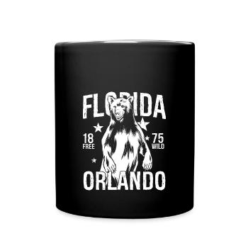 Orlando Florida - Full Colour Mug - black - Front
