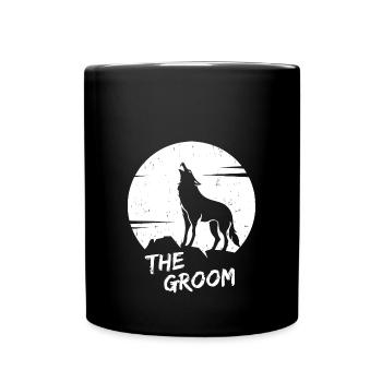 The Groom - Der Bräutigam - Tasse einfarbig - Schwarz - Vorne