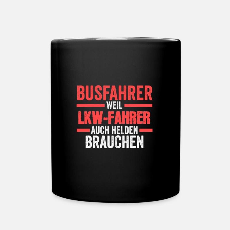 Busfahrer Job Reisebus Geschenk - Tasse einfarbig - Schwarz