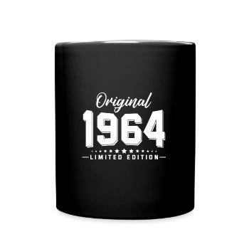 58 Geburtstag Jahrgang 1964 - Tasse einfarbig - Schwarz - Vorne
