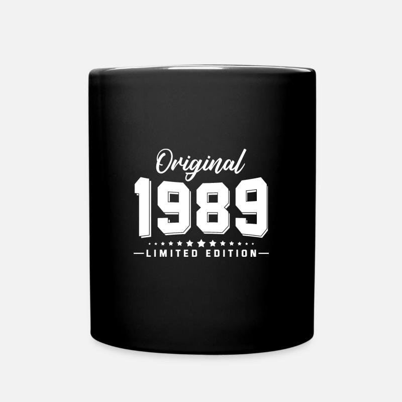 33e anniversaire né en 1989 - Mug uni - noir