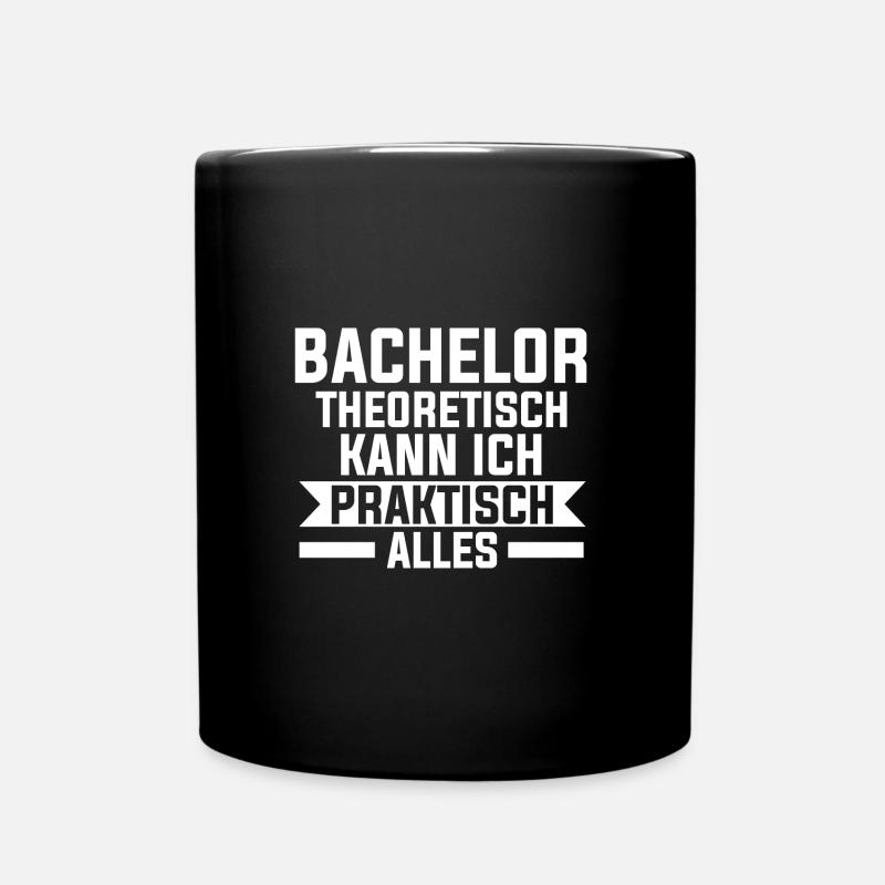 Bachelor Prüfung Bachelor Prüfung Geschenk - Tasse einfarbig - Schwarz