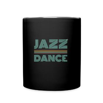 Jazz Dance - Retro Design - Full Colour Mug - black - Front