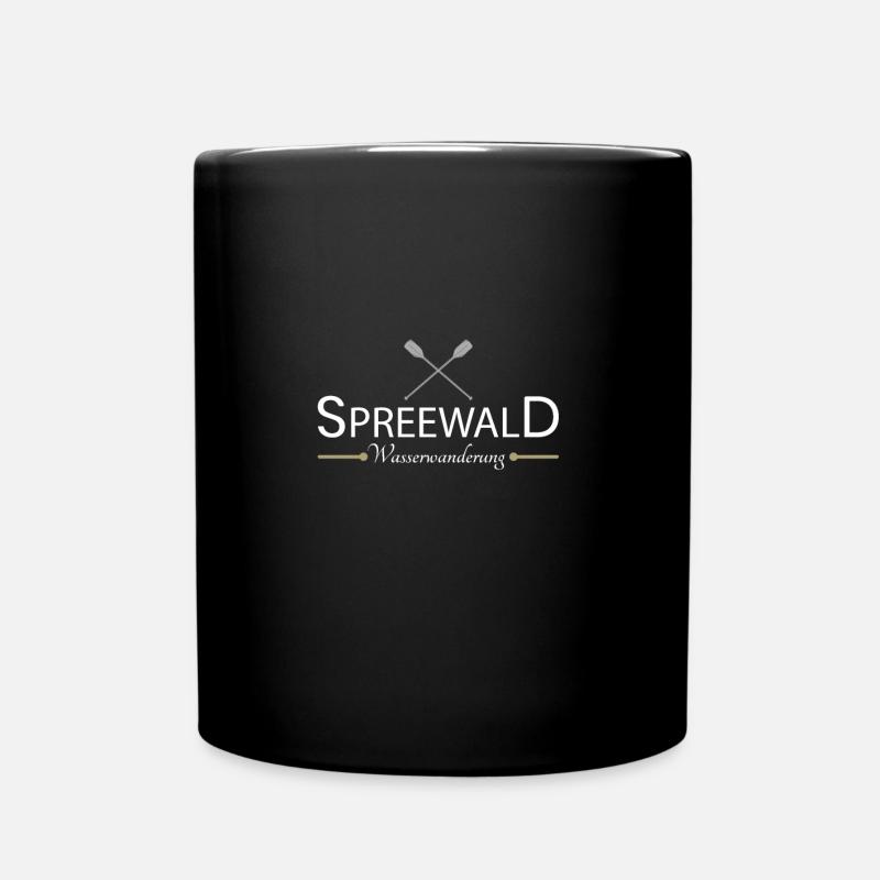 Spreewald Wasserwanderung - Tasse einfarbig - Schwarz